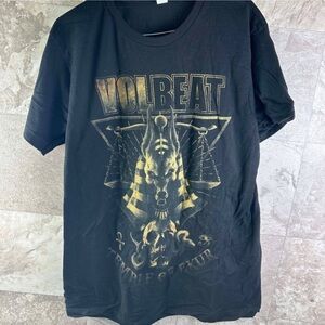 Volbeat Official Merch Temple Of Ekur Tour T Shirt M Medium Black Rock Band 2023